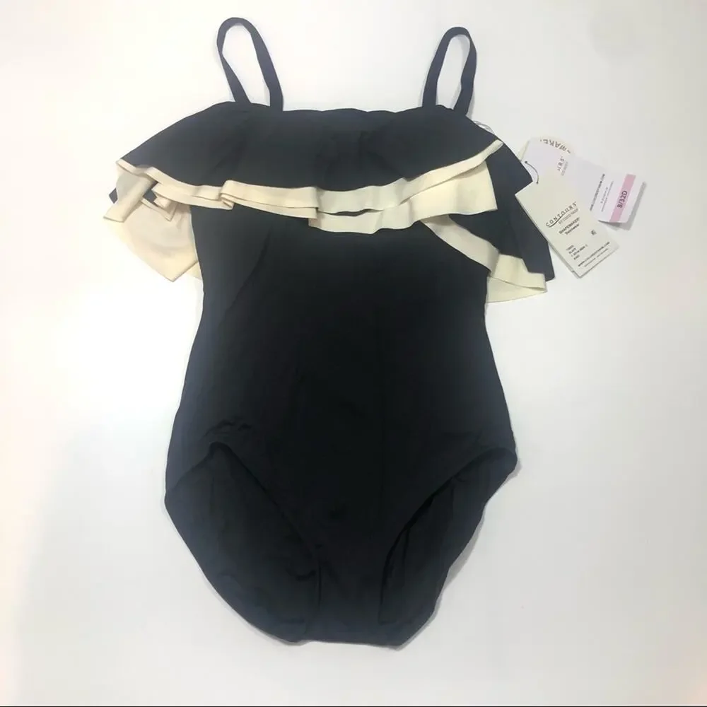 Coco Reef Agate Ruffle Bandeau One Piece Swimsuit - Picture 3 of 6